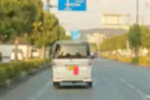 トラックで異常な接近運転