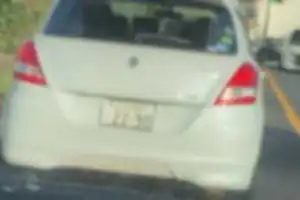 スズキ　Swift SR
江戸川区中川沿いから葛飾区四ツ木綾瀬川沿いにかけて、制限速度40kmの場所を100km近く出して走行。
朝でしたが、7:00頃でしたので、通勤車かなと思われます。
重大事故が起きかねないので、警察には見張っていて頂きたい。