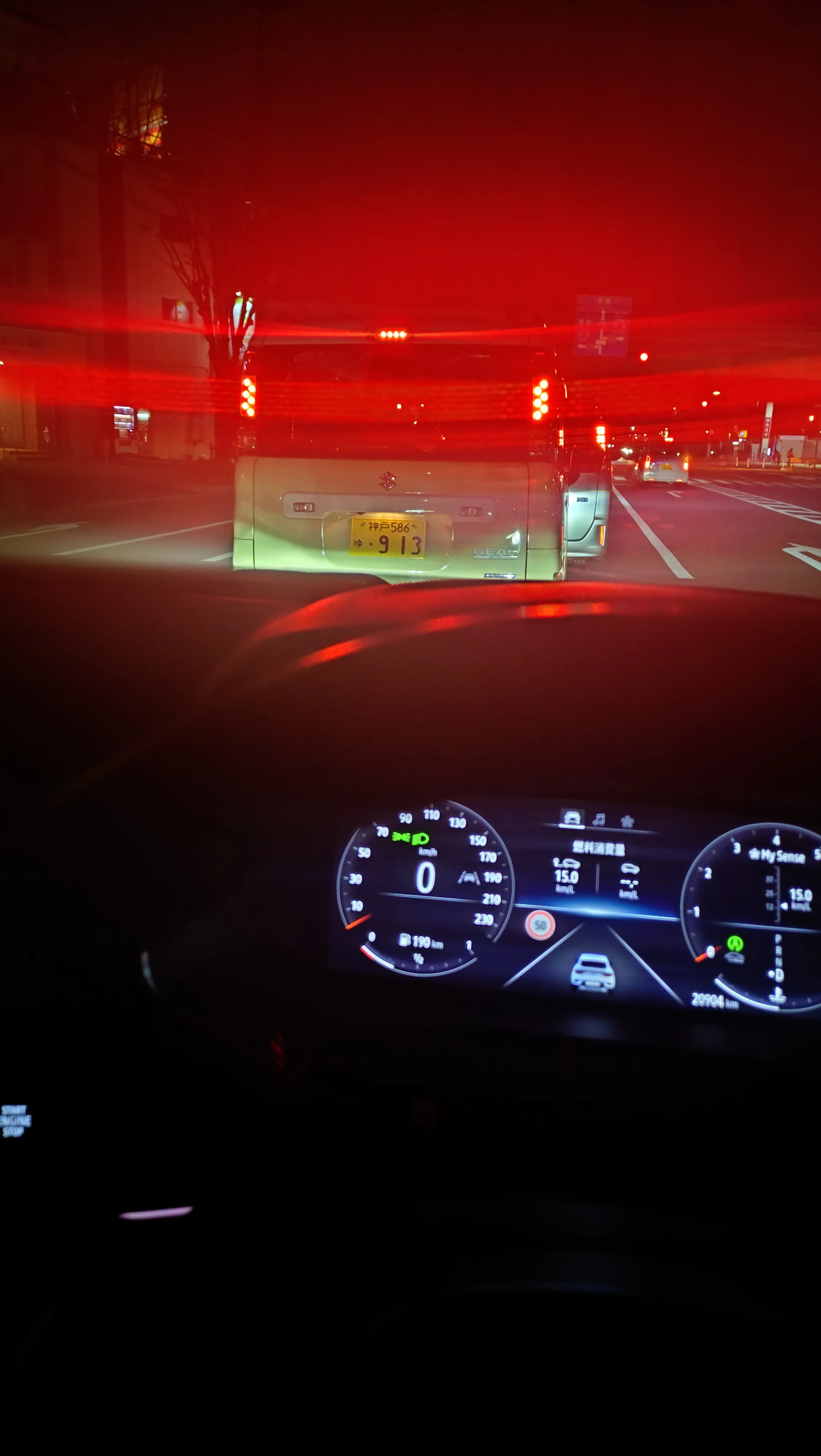 ウインカー出さない
車間距離を詰める煽り運転
急な割り込み
以上をしても結局、信号で追い付いてしまうのでただの馬鹿なんでしょう。