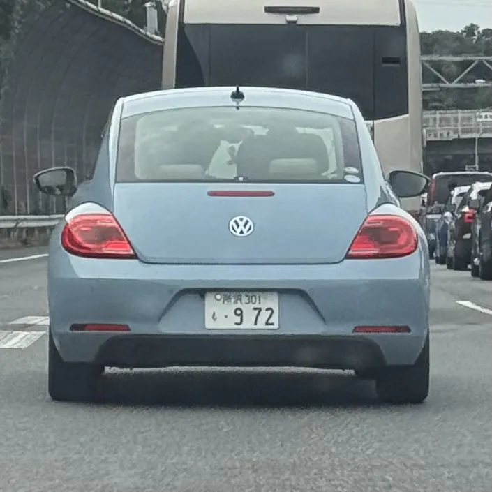 走行中の窓からペットボトルの中身を捨てる所沢のアホ面カッペ女