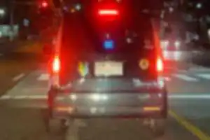 国道6号線。
石岡方面から茨城町小幡から水戸市までの間、後ろピタ付け。