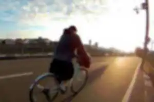 高校生、工場関係者などなど、逆走者多数の路線。自動車に向かって高速で走ってくるので脅威。警察の摘発を待ちたい。